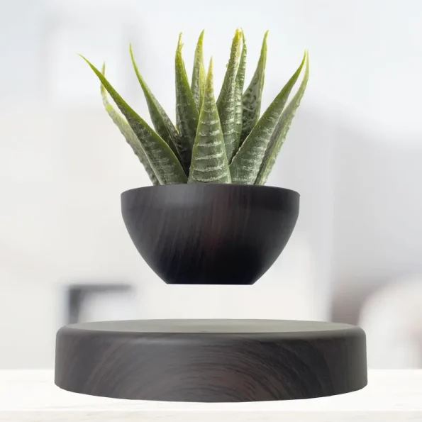 Levitating Plant Pot Floating Pot Bonsai Planter Home Office Desk Decor Birthday Christmas Gift For Girlfriend Women Friends